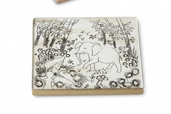 Waylande Gregory Elephant Coasters, Set of 4