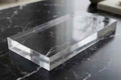Rectangular Clear Lucite Gallery Blocks (1" Height/Thickness)