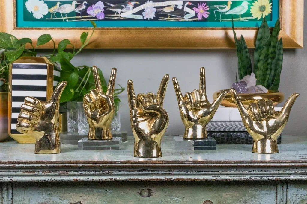 Square Clear Lucite Gallery Blocks (1" Height/Thickness)